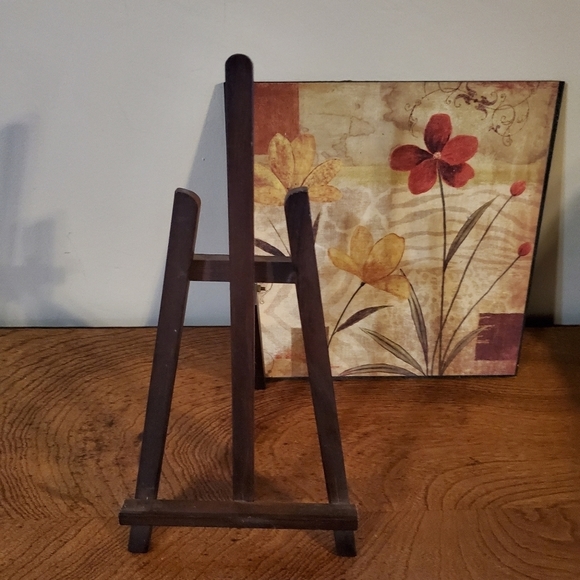 Veronique "Wild Emotion" Art with Wooden Stand - Picture 3 of 4